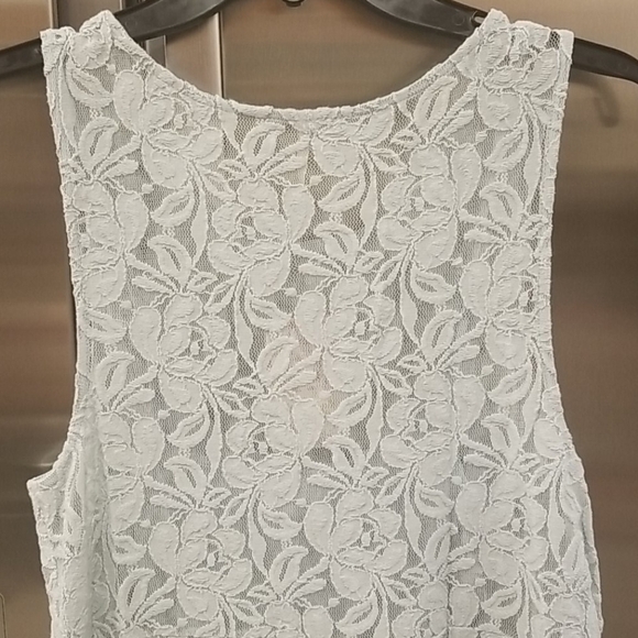 💕FREE PEOPLE💕 Miles of Lace Dress in Sky Blue - Picture 11 of 15